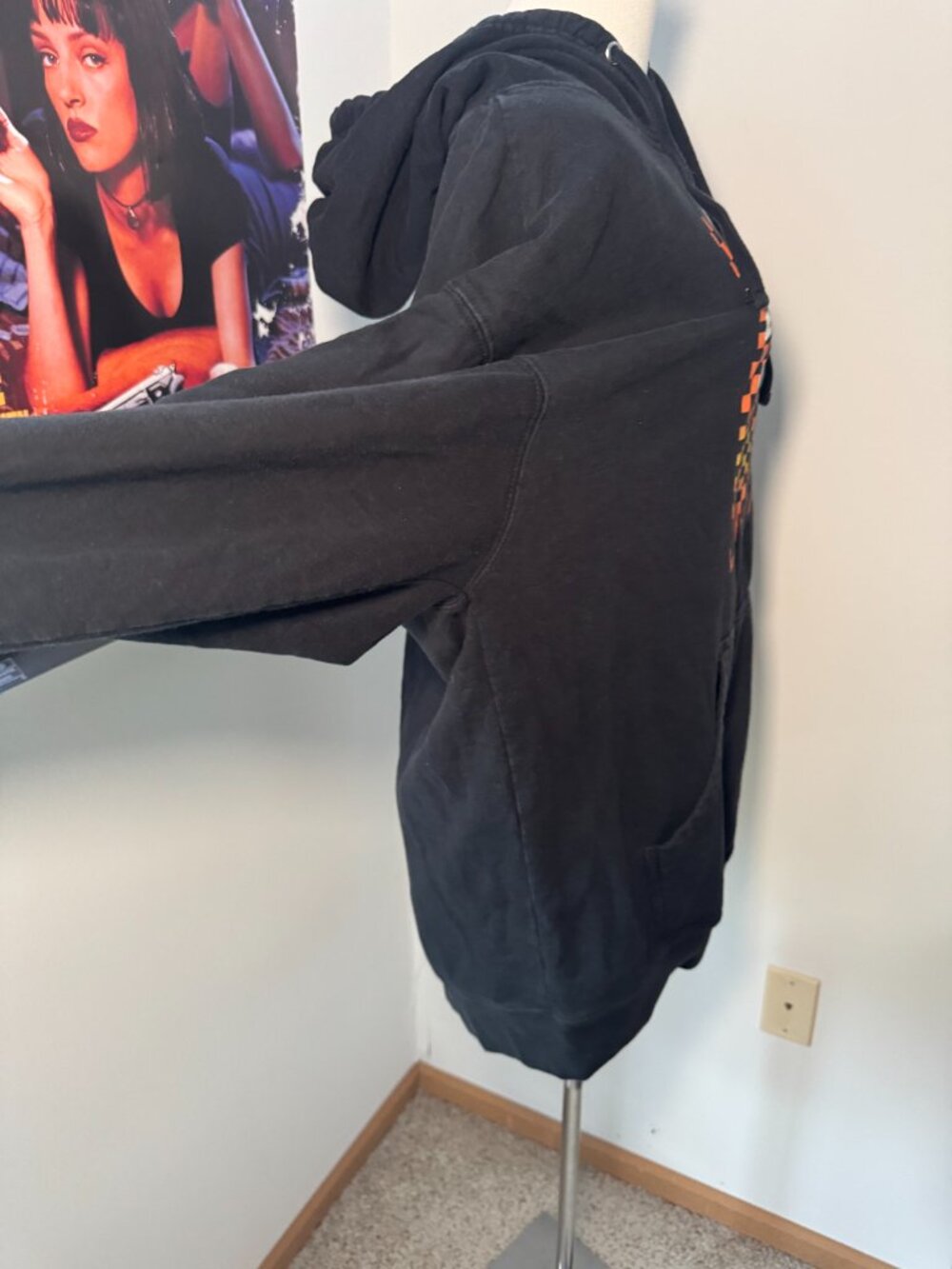 Harry Styles Love on Tour Black and Orange Hooded Concert Sweatshirt - Picture 5 of 13